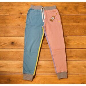 Mcnairy&co Cuffed Sweatbritches Womens sz M Multicolor Drawstring Streetwear NWT